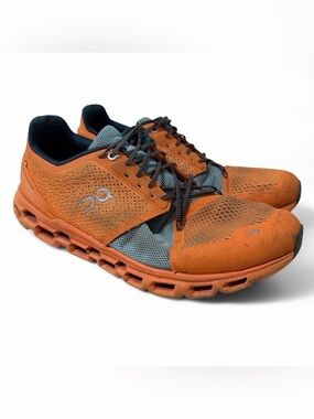 Men’s On Cloudstratus Orange Running Shoes Size 10.5